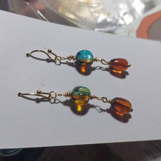 Khuyên tai dài nữ không gỉ chủ đề Khu Rừng Bí Mật handmade