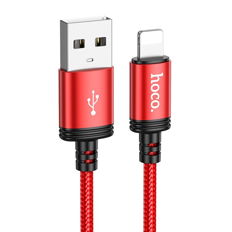 Cáp sạc 2.4A Hoco X89 vải dù bện chống rối cho 6/7/8 dài 1M