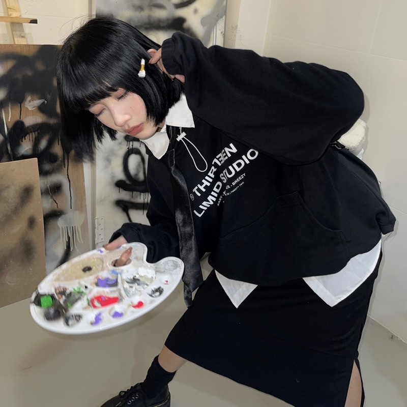 Áo hoodie chất liệu cotton 100% chân cua BSM