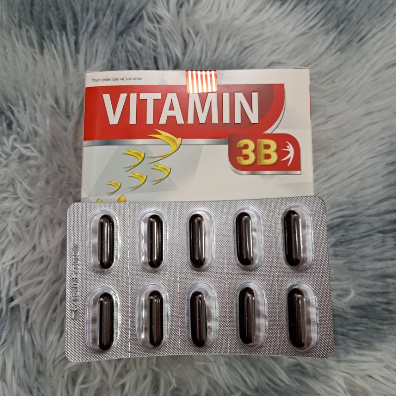 Viên uống VITAMIN 3B Đông trùng hạ thảo - Yến sào bổ sung  vitamin và khoáng chất bồi bổ cơ thể_Hộp 100 viên