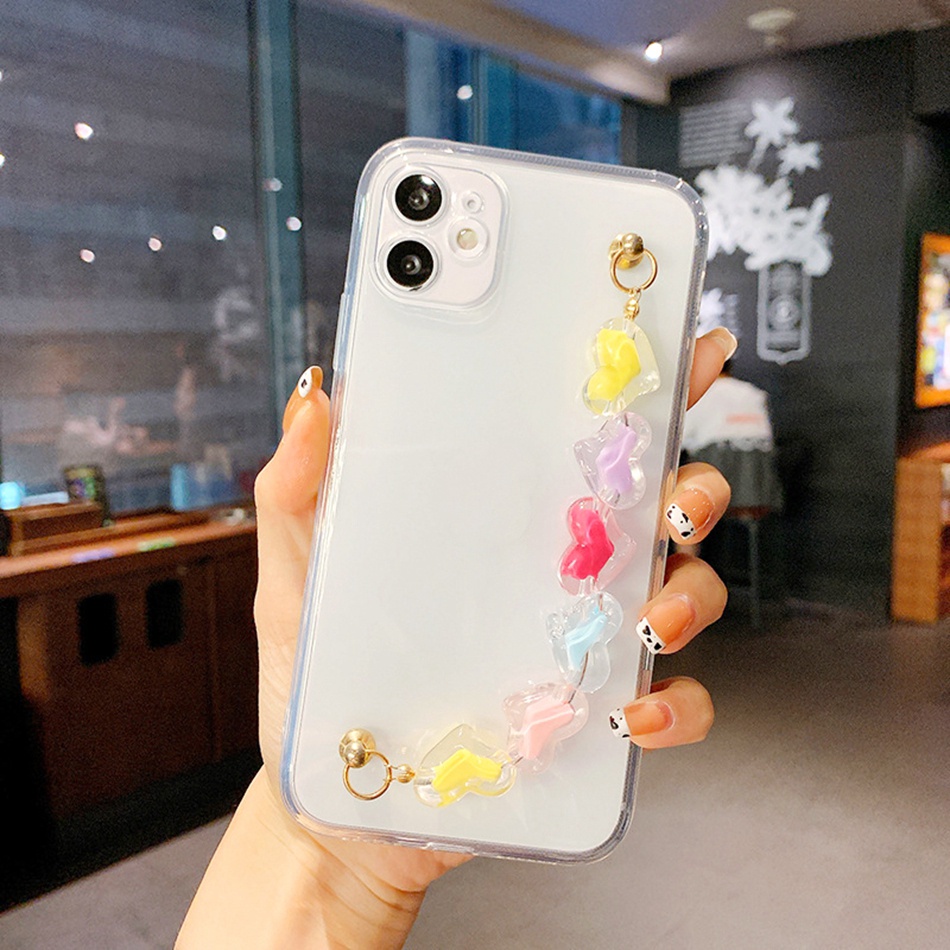 Ốp Điện Thoại Dẻo Hình Trái Tim 3D Cho iPhone 14 13 12 11 Pro Max Plus 6 6S 7 8 Plus 12 MINI SE 2020 2022 XR X XS Max