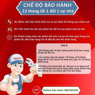 [HẾT HÀNG] Máy xay đa năng Masuto Baby 3 cối 0,3L say đá hạt thịt tôm cua cá mini siêu mịn