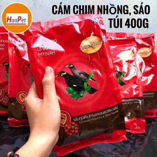 Thức ăn cho chim (Cám Chim thái Lan) 400gr (hanpet 214) cám ớt