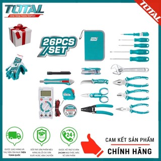 Đồ nghề total bộ 26 công cụ dùng cho thợ điện tkets0261