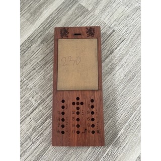 Vỏ gỗ cho điện thoại Nokia 230 gỗ hương
