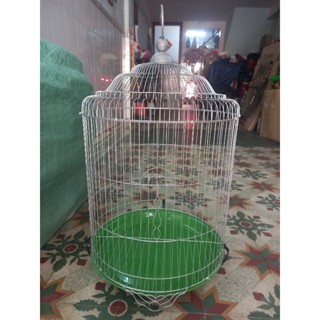 lồng tròn sắt lớn nuôi nhiều loại chim tặng đáy hứng phân