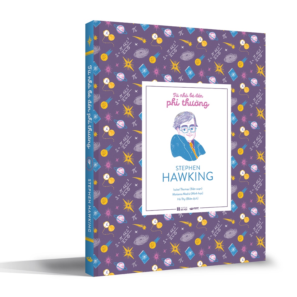 Sách - Từ nhỏ bé đến phi thường: Stephen Hawking - Danh nhân thế giới - dành cho trẻ từ 7 tuổi