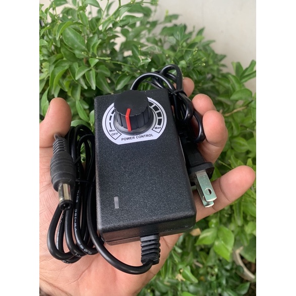 Nguồn adapter 12v-2A kiêm điều tốc tăng giảm động cơ,đèn led quạt thuỷ sinh