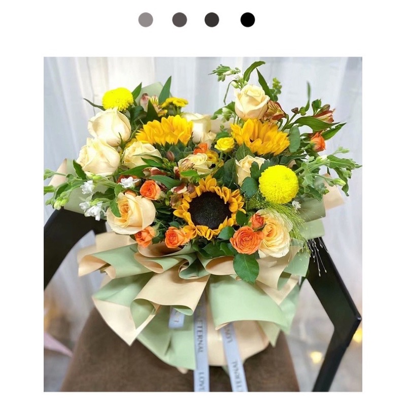 Giấy gói hoa kích thước 58*58cm mix 2 màu