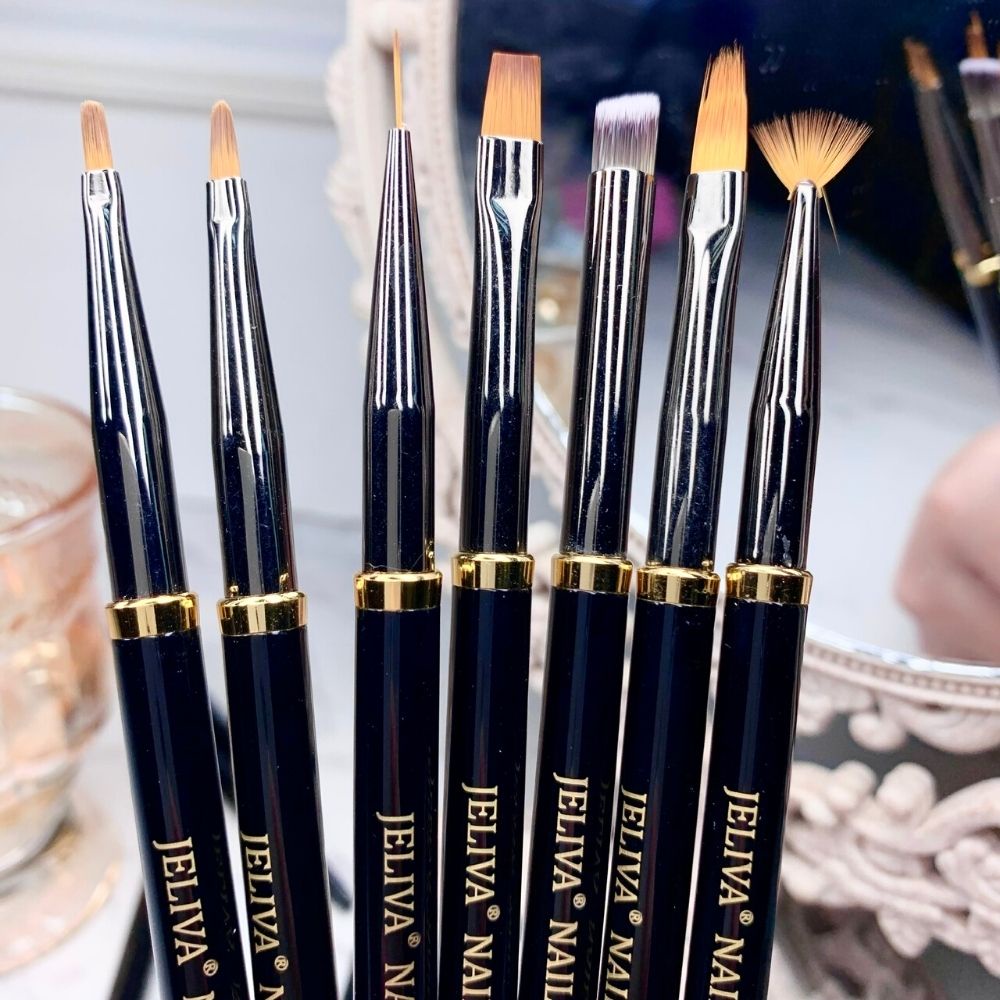 Bộ cọ nail JELIVA cao cấp 10 cây