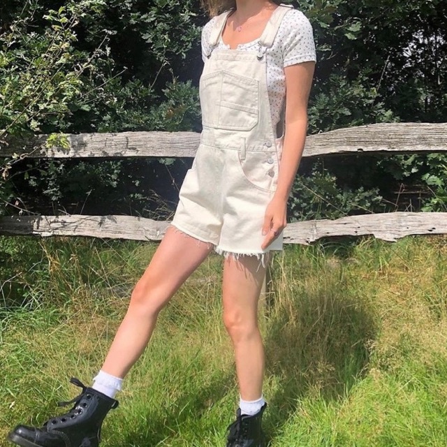 Bộ yếm ngắn Hayley Overall Shorts [Brandy Melville]
