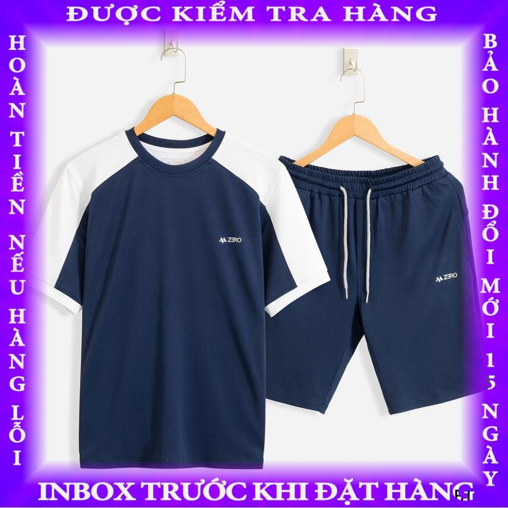 Bộ Quần Áo Mặc Nhà Thể Thao Nam Mùa Hè Mát Mẻ Cao Cấp Zero 4 Màu letuan