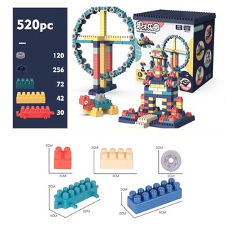 Bộ Lego 520 Chi tiết - Cho bé sáng tạo