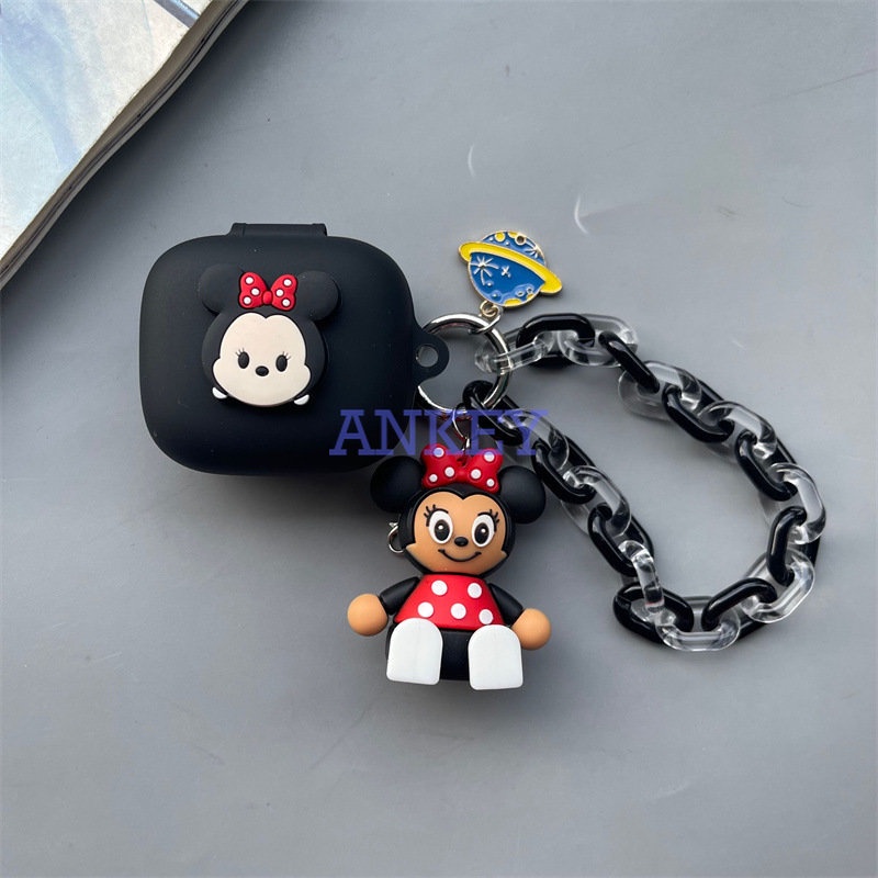 JBL Live Pro 2 / Free 2 / T280 TWS X2 / Wave Flex Earphone Silicone Case Black Deadpool Earbuds Waterproof Shockproof Soft Protective Headphone Cover Headset Skin