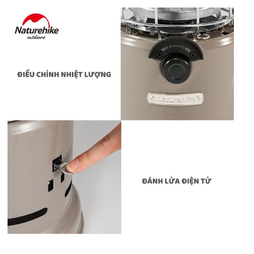 Bếp sưởi ấm đa năng xách tay NatureHike CNH22CJ014
