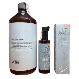 Dầu gội và huyết thanh chống rụng, kích thích mọc tóc NASHI ARGAN CAPIXYL 1000ml/100ml