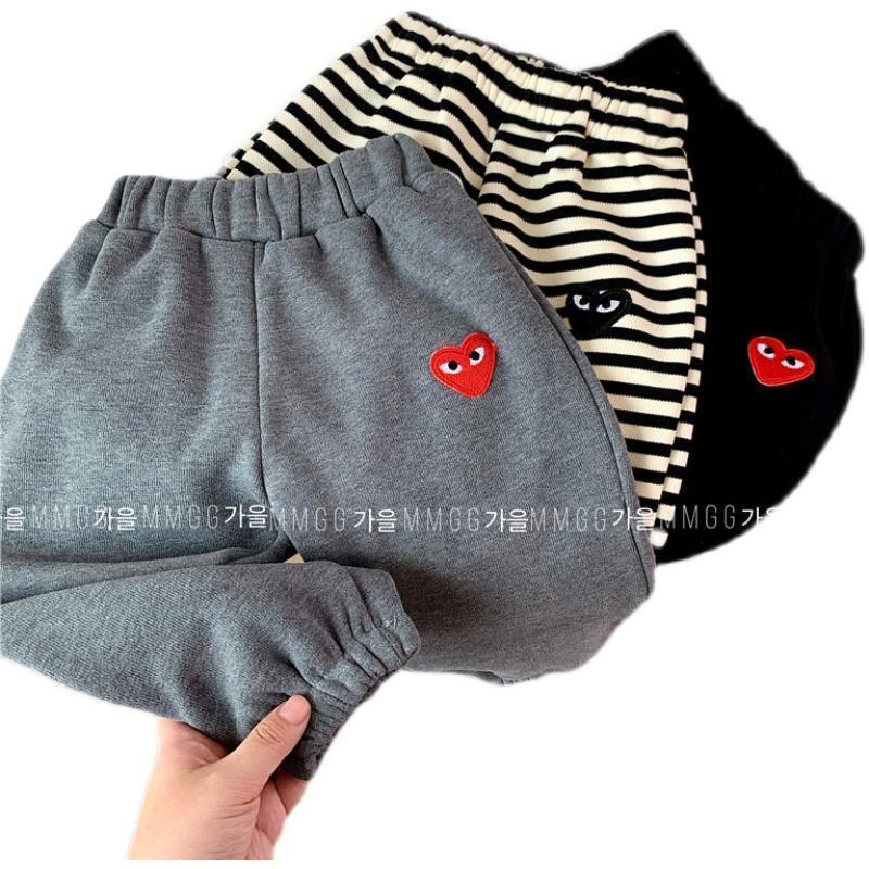 Quần Dài Bằng Vải Nhung Thời Trang Thu Đông Hàn Quốc Dành Cho Trẻ Em