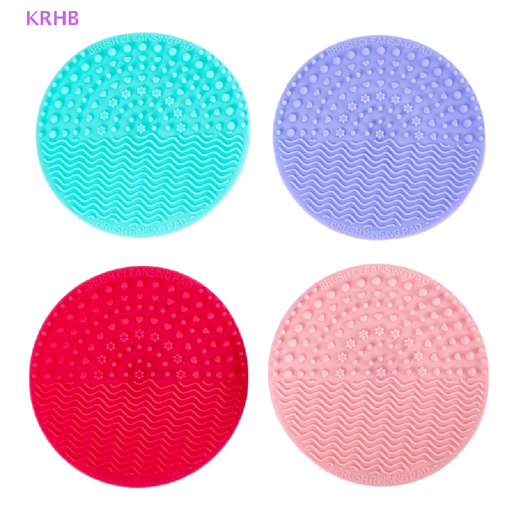 Miếng Silicon Vệ Sinh Cọ Trang Điểm Tiện Lợi Mới