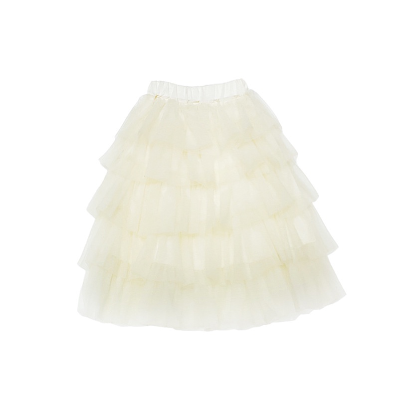 Chân váy xếp ly nhiều tầng cho bé Smum, Đầm công chúa dáng dài nhiều tầng cho bé gái model 2023