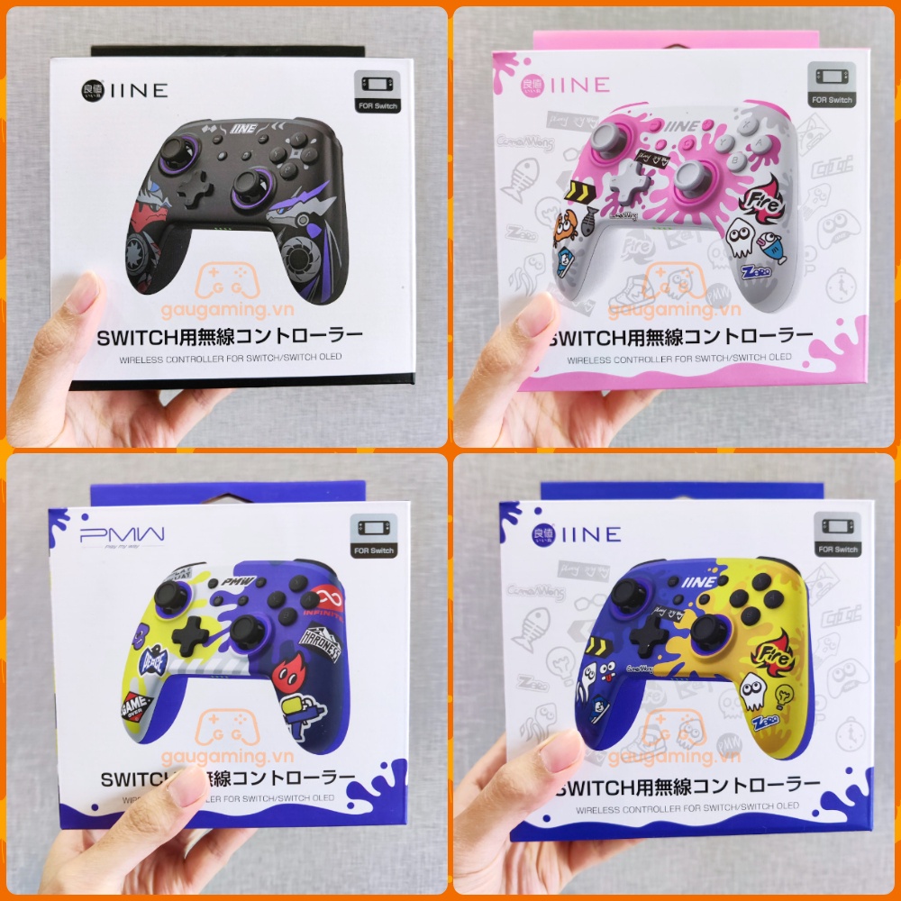 Tay cầm chơi game đủ chức năng cho Nintendo Switch nhiều mẫu