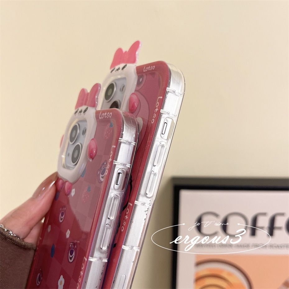 Ốp ĐiệN ThoạI HọA TiếT Lotso Cho iPhone 14 13 12 11 Pro Max Se 2020 X Xr Xs Max 7 8 Plus