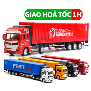 Mô hình đồ chơi container đầu xe bằng kim loại – Đầu vuông Concentric