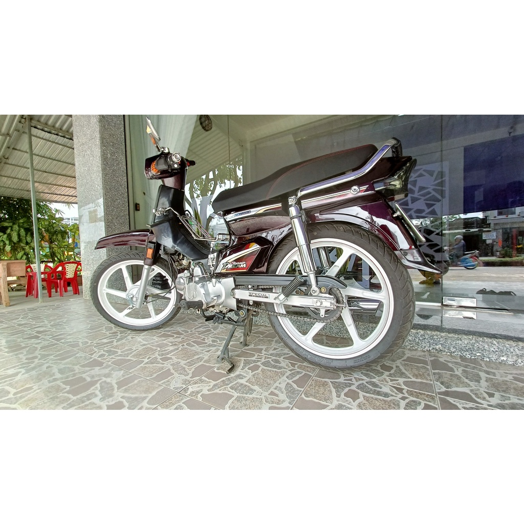 MÂM VÀNH ĐÚC 6 CÂY THẲNG SATRIA ĐÙM-PHANH CƠ DREAM WAVE LÊN ZIN THEO XE
