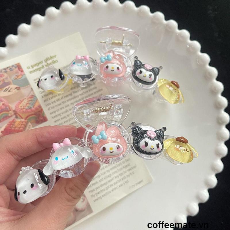 【coffeemate】⚡Kẹp Tóc Hình Hoạt Hình Sanrio  Phong Cách Nhật Bản Xinh Xắn Cho Nữ