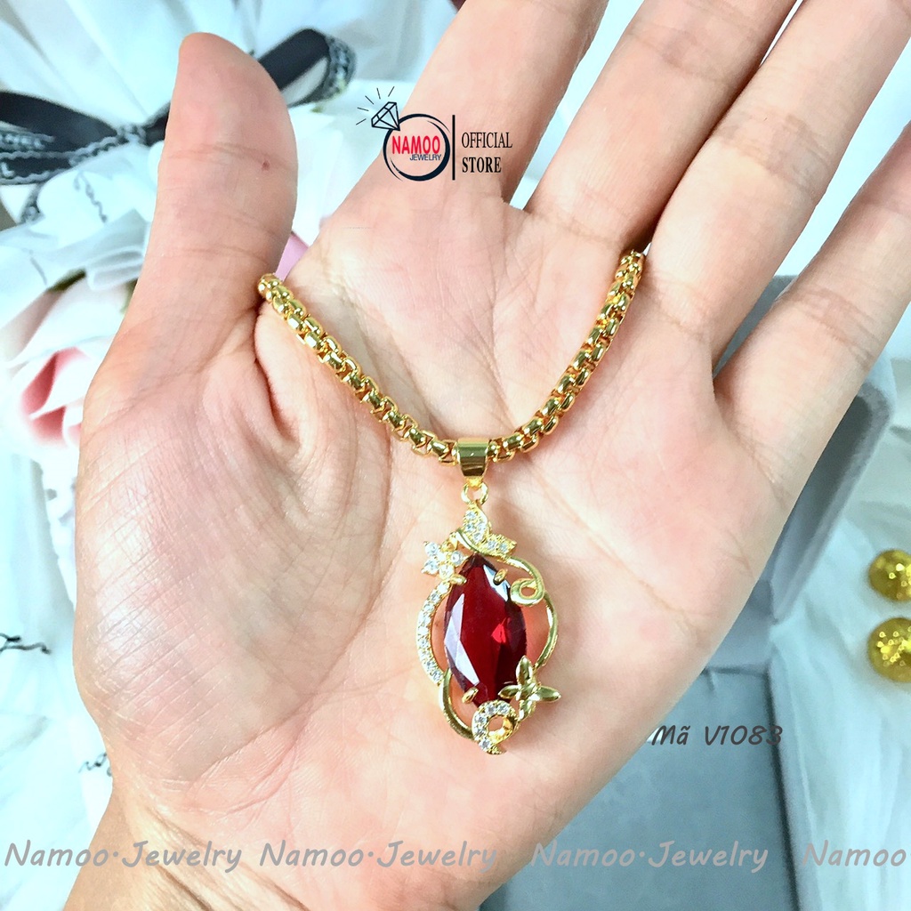 Dây Chuyền Đính Đá Tinh Xảo Với Phong Cách Trẻ Trung, Năng Động Cho Nữ V1083 Namoo Jerwelry