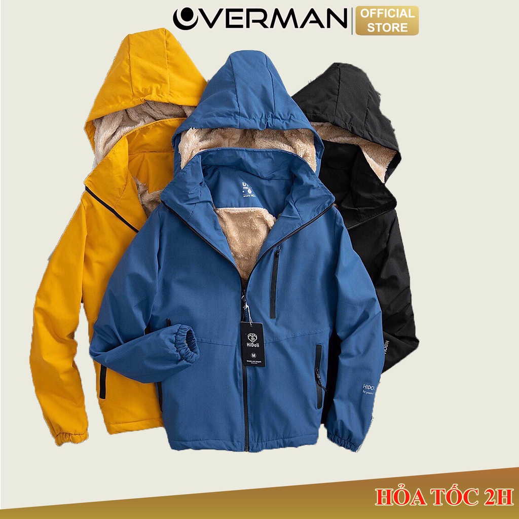 Áo gió nam nữ lót lông vải gió cao cấp phủ Nano tráng bạc unisex chống nước ngăn tia UV AG02 - OVẺMAN