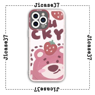 Ốp lưng iphone và samsung xiaomi oppo cạnh vuông Jicase lucky Lotso 