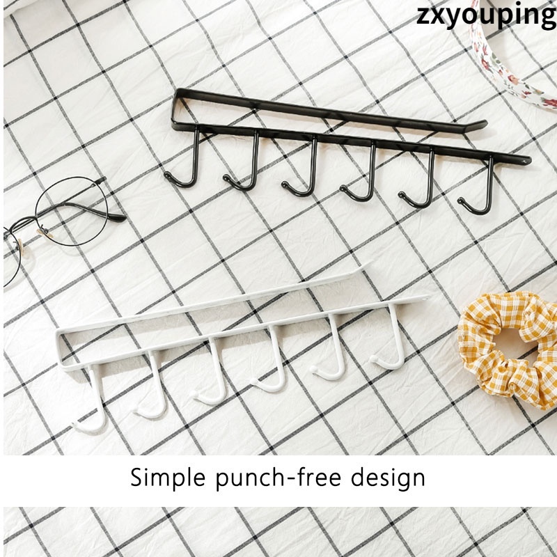 Giá Treo 6 Móc Đa Chức Năng Dùng Cho Tủ Quần Áo, Nhà Bếp