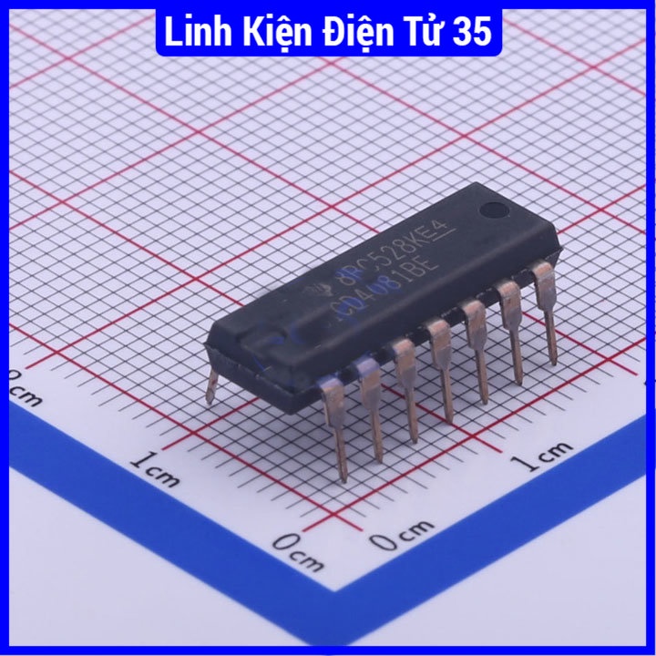 Linh kiện IC chức năng CD4081 chân dán, chân cắm 14P