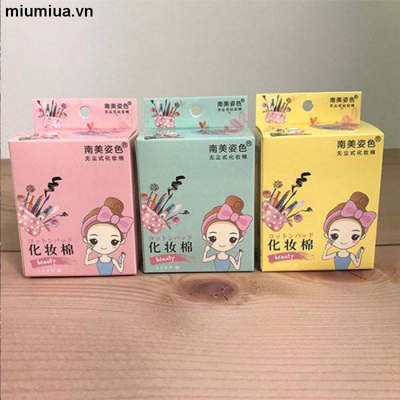 miumiua🔮Set 100 miếng bông tẩy trang - Túi bông tẩy trang mềm mại chất lượng cao mini