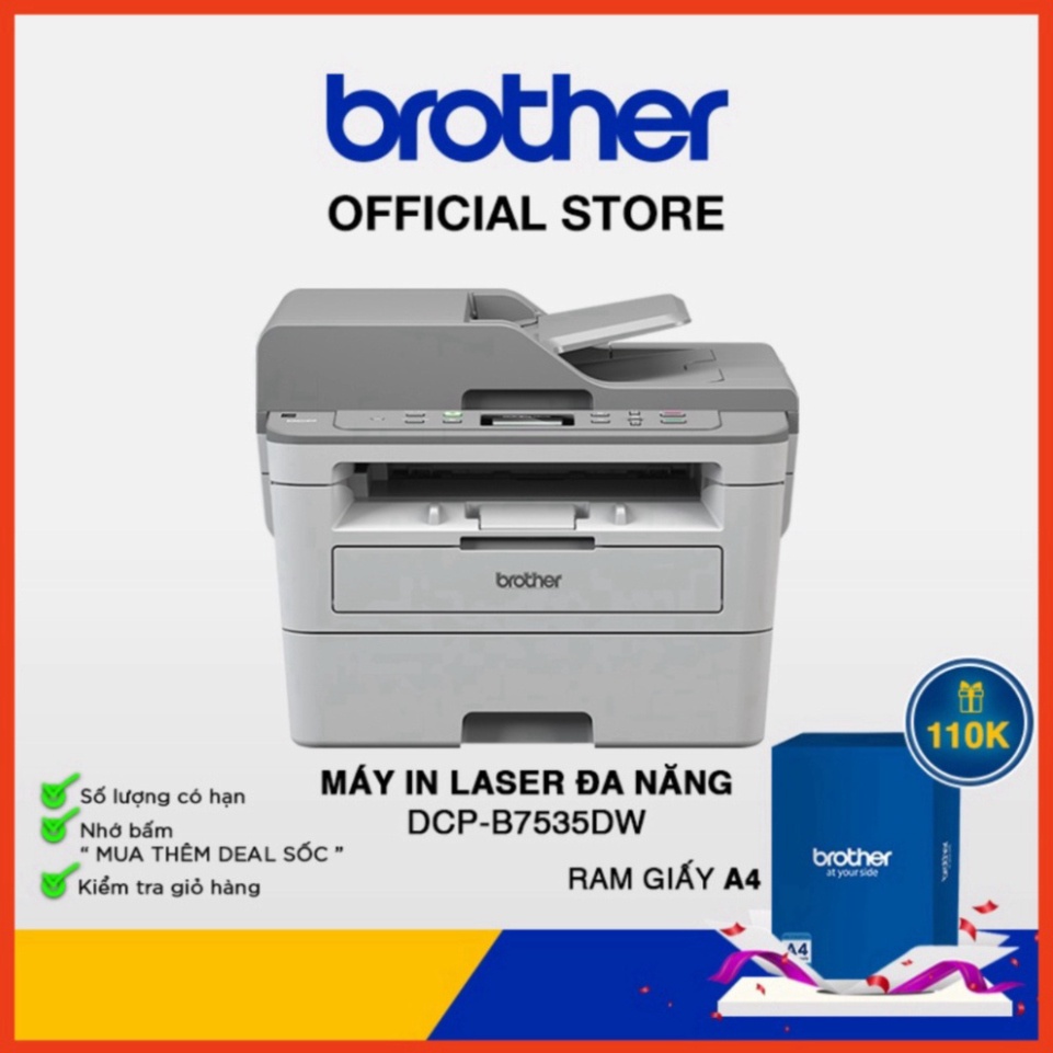 Máy in laser đa năng Brother DCP-B7535DW (( sale cực sốc ))