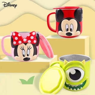  Ly cốc Inox giữ nhiệt Hãng DISNEY . có nắp đậy . hình hoạt hình 3D nổi siêu yêu cho bé  Ảnh thật Hàng sẵn  