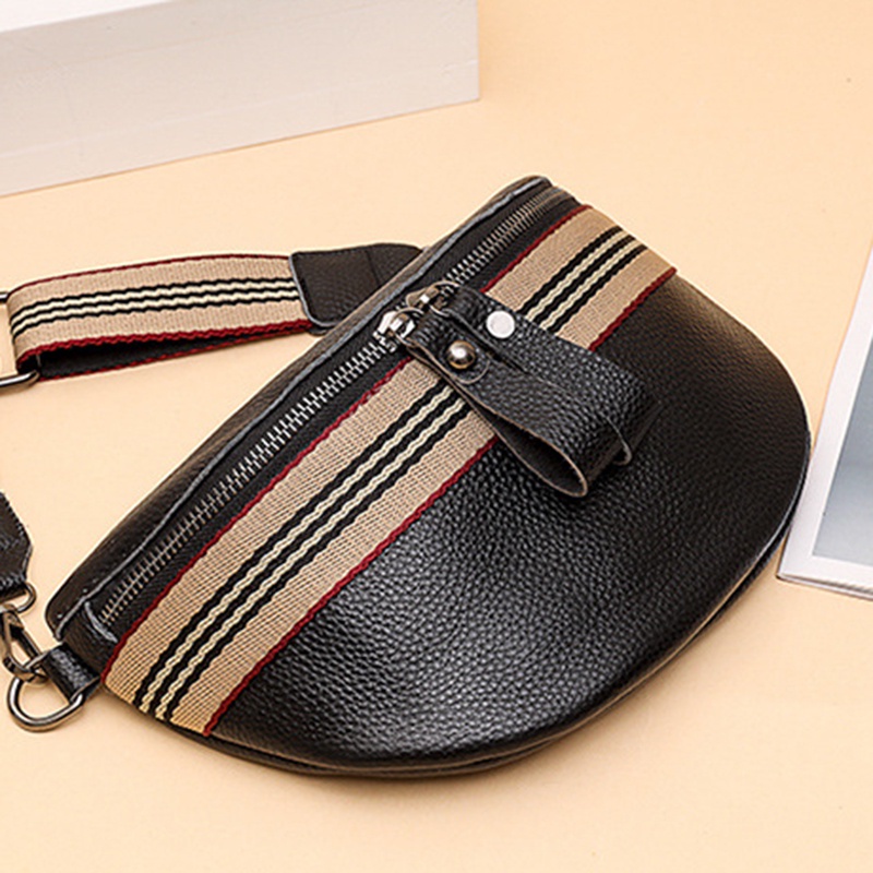 Túi Da Đeo Hông Hình Quả Chuối Phong Cách Vintage Thời Trang Cho Nữ jp5