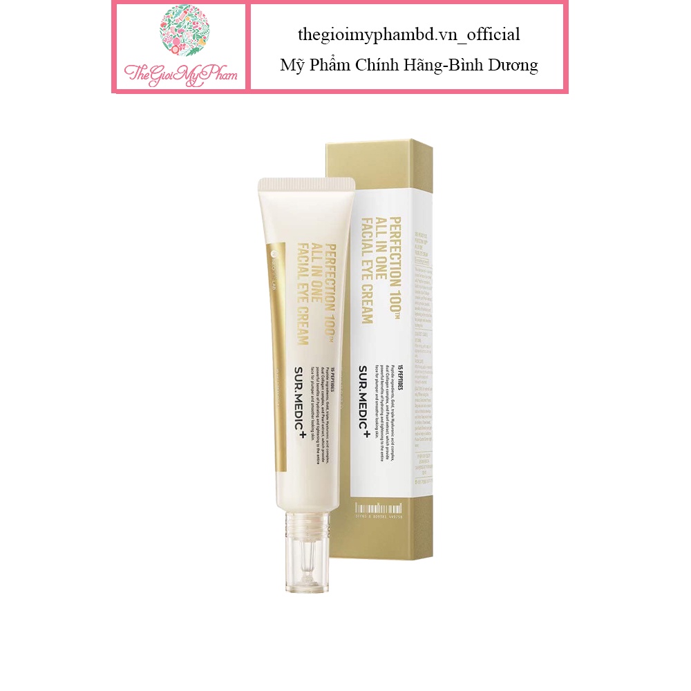 Kem Dưỡng Vùng Da Mắt Sur.Medic Perfection 100tm All In One Facial Eye Cream 35ml