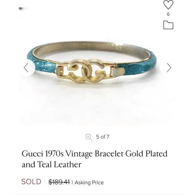 Thanh lý vòng G.U.C.C.I màu nâu