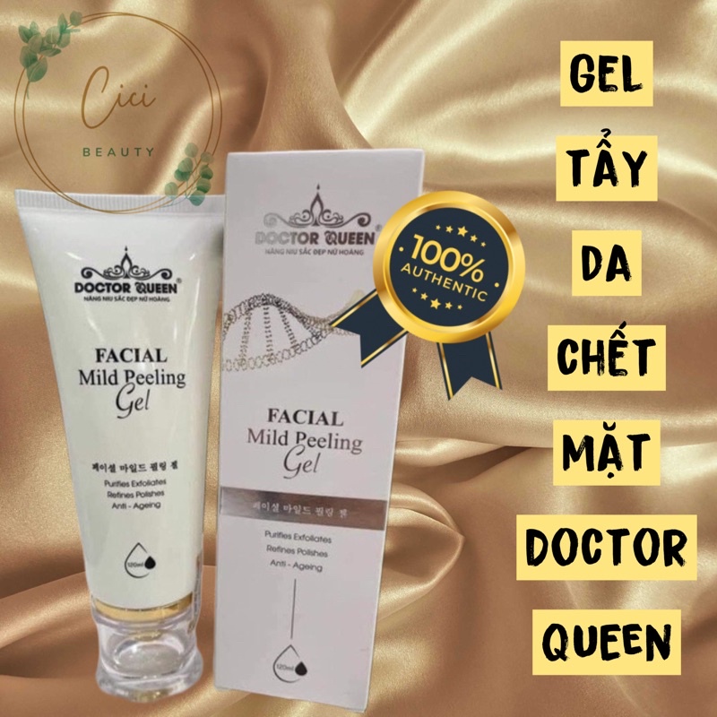 Tẩy Da Chết Doctor Queen, tdc mặt facial mild peeling gel cho mọi loại da