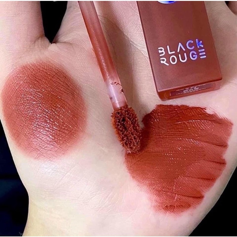 Son Kem Lì Black Rouge tone đỏ nâu