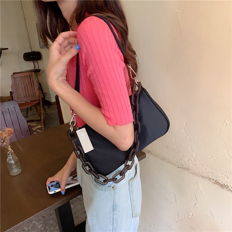 Túi Đeo JASMIN NOIR Chéo Vai Bằng Nylon Thời Trang Sành Điệu Cho Nữ