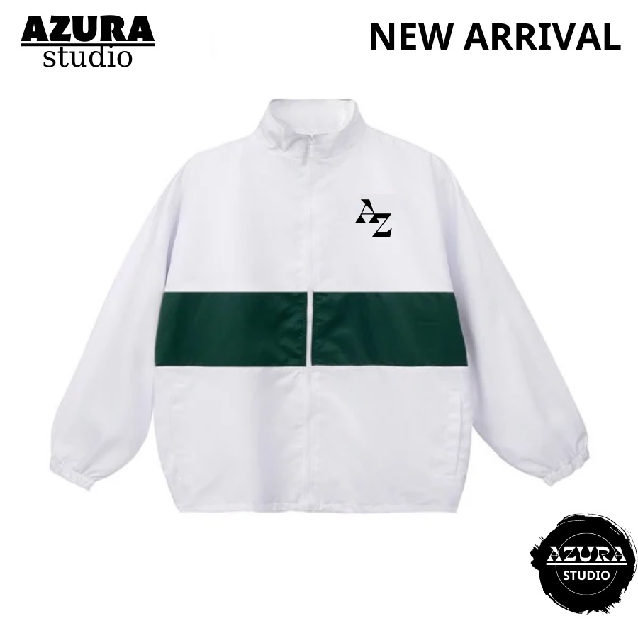 Áo khoác dù AZURA jacket 2 lớp phối màu V2 unisex - Áo khoác nam nữ Ullzang Basic -  Azura shop