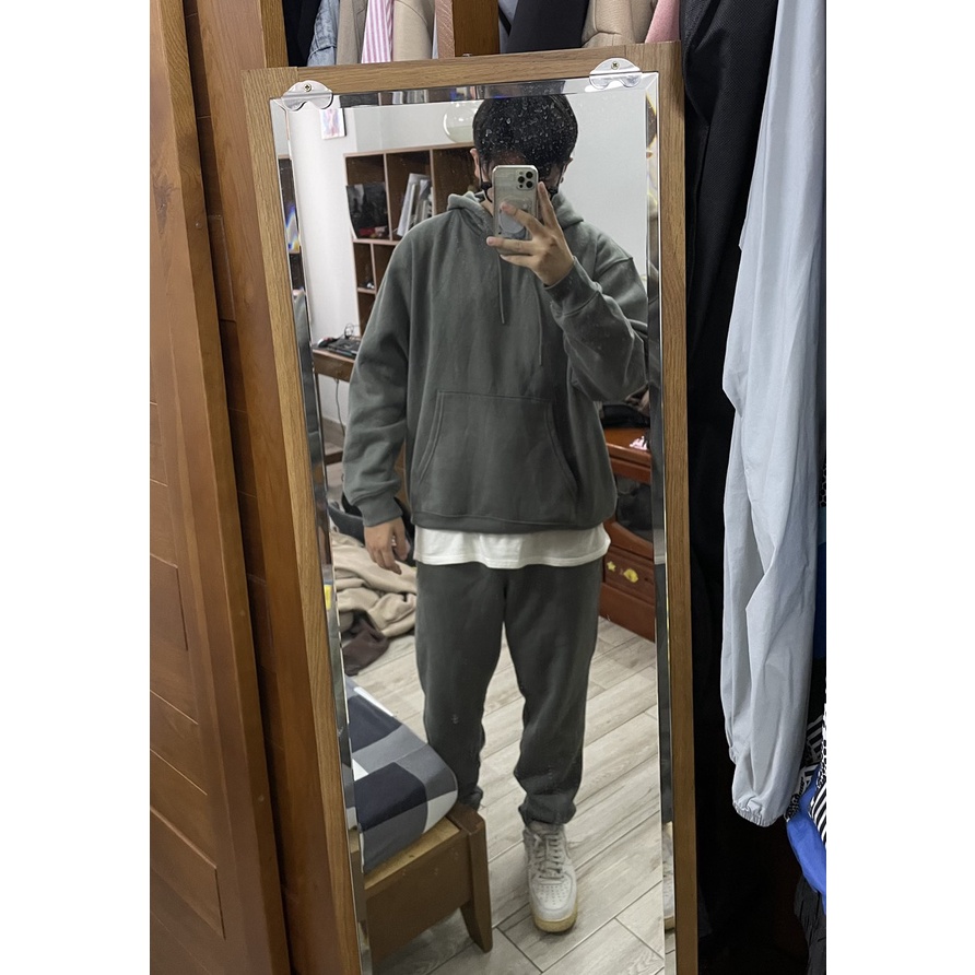 Quần nỉ jogger Glorijeanss_rêu