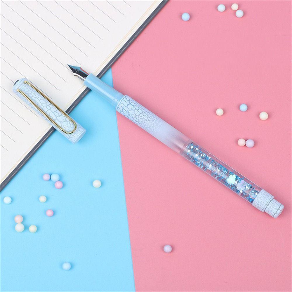 Bút Máy Nhiều Màu Sắc Dùng Ký Tên Dạng Cát Chảy Dành Cho Trẻ Em