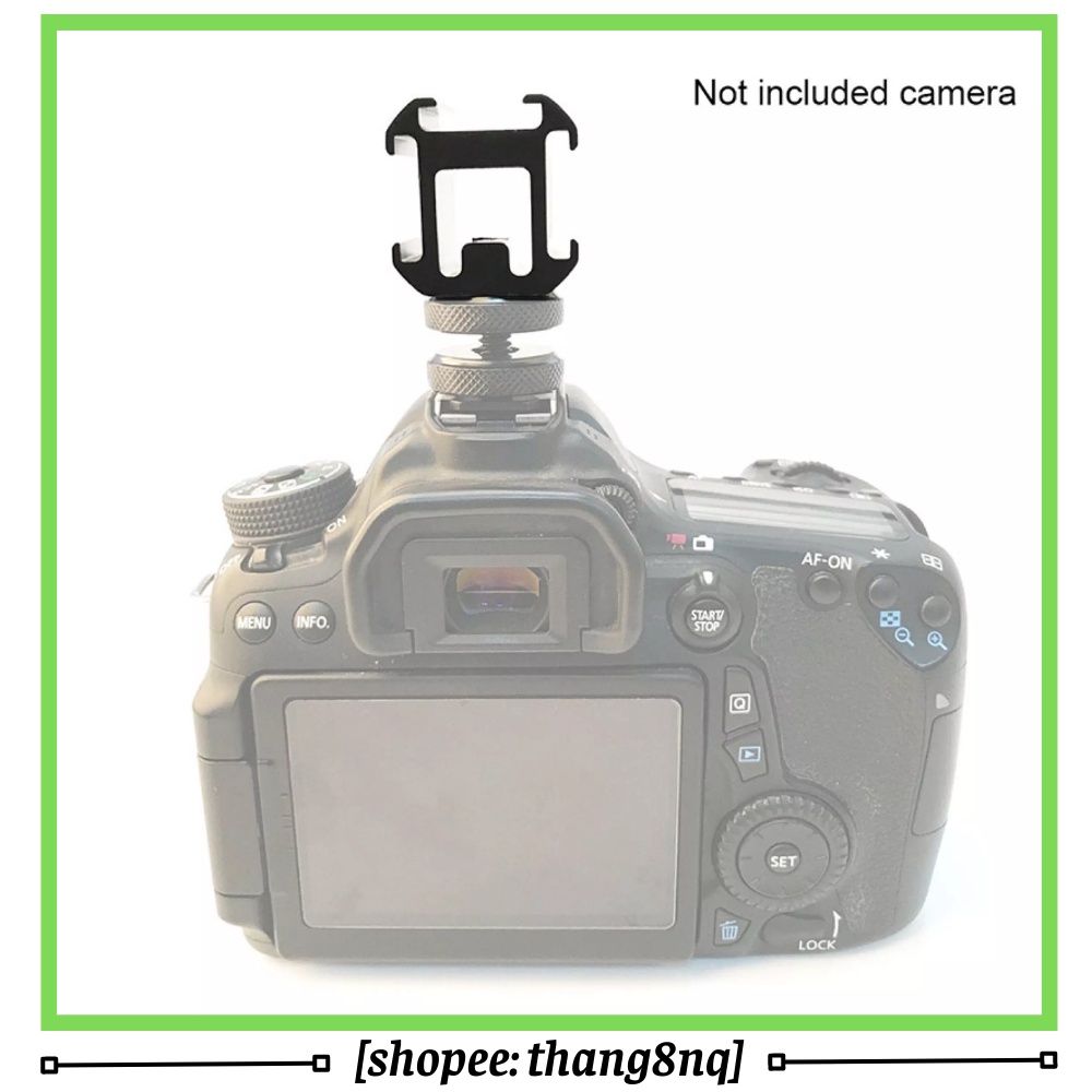 Mount 3 cold shoe, 3 chuyển đổi ngàm lạnh cho máy ảnh, gopro gắn flash, micro