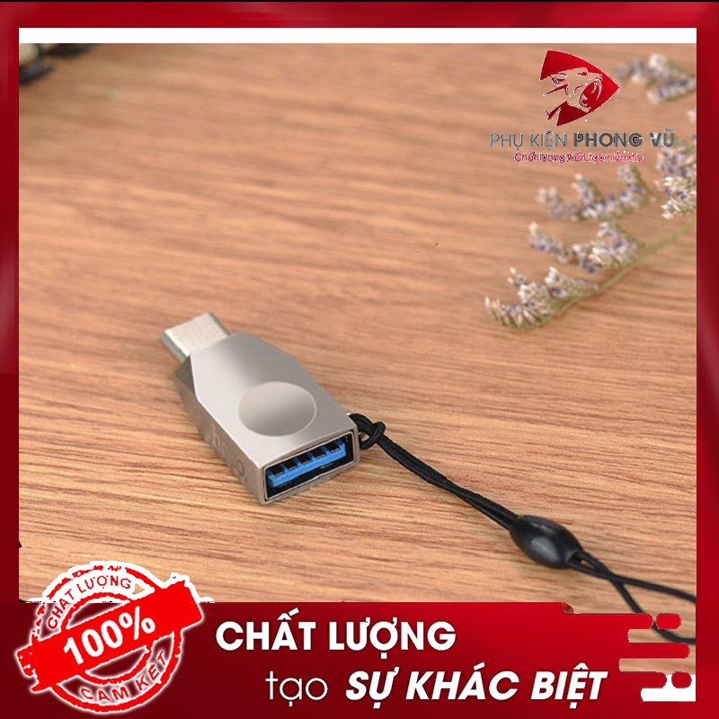 [SIÊU RẺ] Đầu Chuyển USB Type C Sang USB 3.0 Hoco UA9