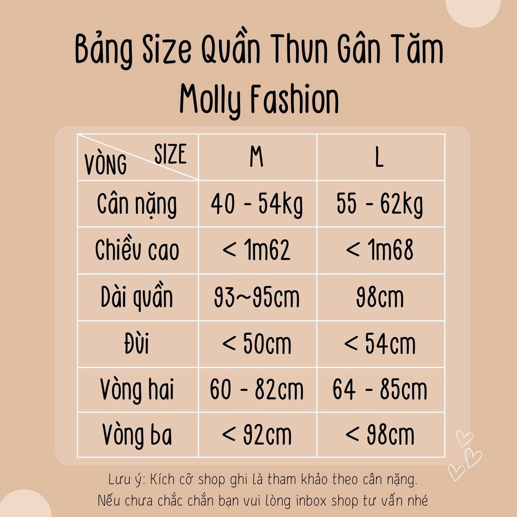 Quần ống rộng nữ ❤️ QUẦN THUN GÂN TĂM ỐNG SUÔNG form rộng tôn dáng nhiều màu Molly Fashion