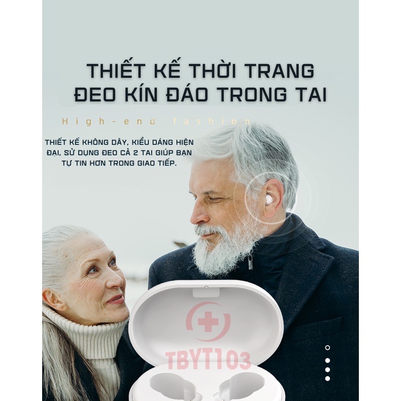Máy Trợ Thính - Tai Nghe Trợ Thính Không Dây Siêu Nhỏ Goodmi GM- 305, Công Nghệ Khuếch Đại Âm Thanh Mới