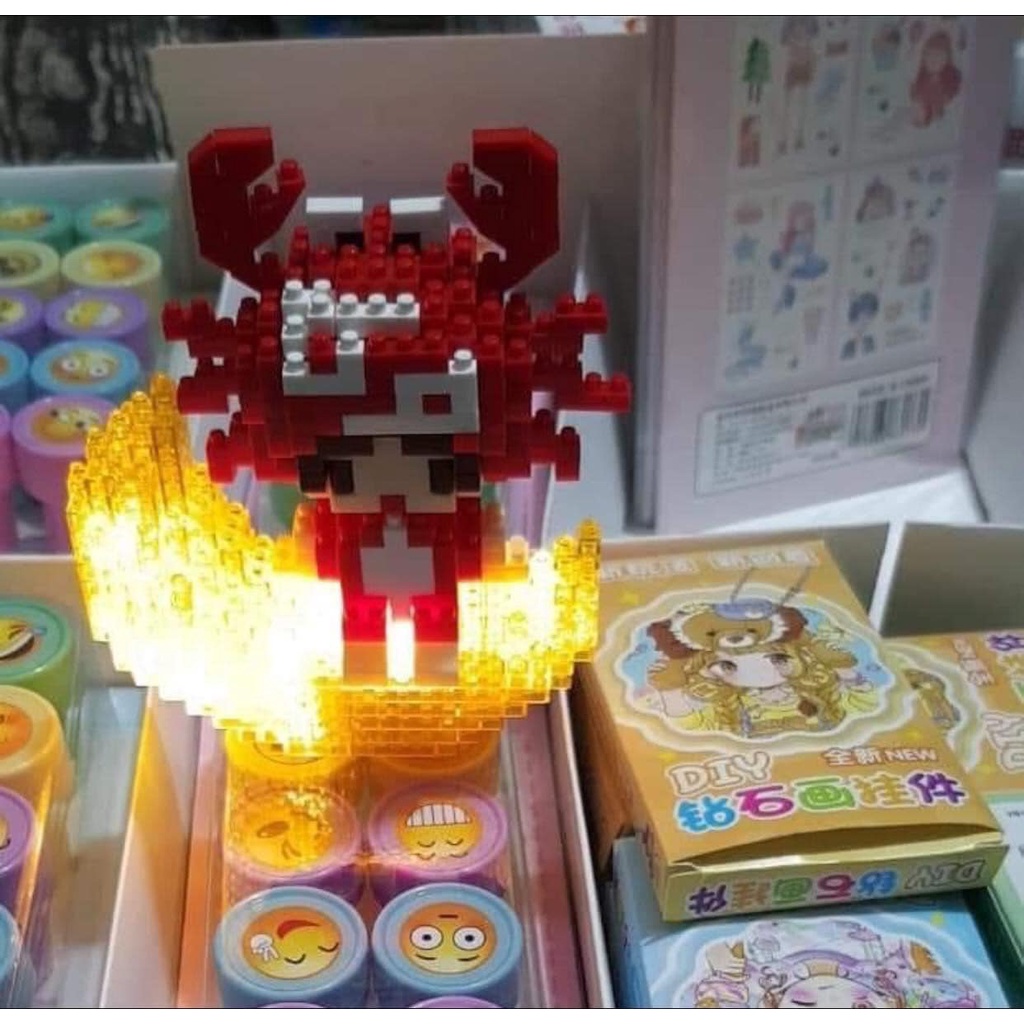 LEGO 12 Cung Hoàng Đạo Có Đèn Led Phát Sáng Siêu Kute